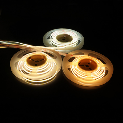 336 مصباح LED عالي الكثافة / M مرن COB LED Strip Light ((الشريحة على متن الطائرة) الضوء للخزانات ، إضاءة الرفوف