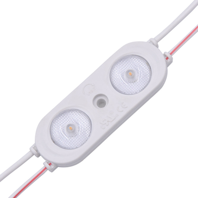 وحدات LED 24 فولت للإعلان الخفيف ووحدة الإضاءة الخلفية 2 عدسة IP67 مقاومة للماء 0.96 وات