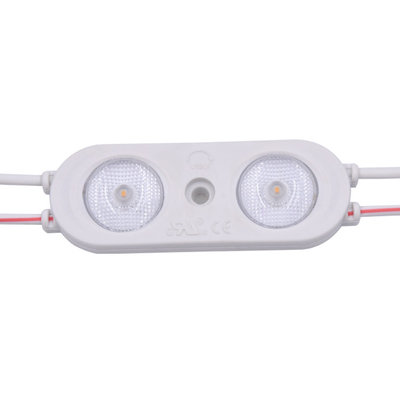 وحدات LED 24 فولت للإعلان الخفيف ووحدة الإضاءة الخلفية 2 عدسة IP67 مقاومة للماء 0.96 وات