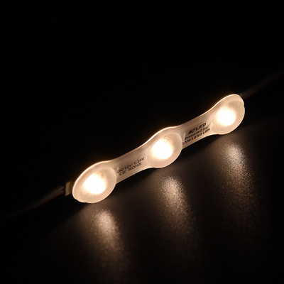 1.2W IP68 DC12V 3 وحدات LED مع LED SMD2835 160 ° الشعاع مع شريط ملصق في الجانب الخلفي