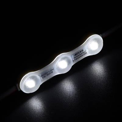 1.2W IP68 DC12V 3 وحدات LED مع LED SMD2835 160 ° الشعاع مع شريط ملصق في الجانب الخلفي