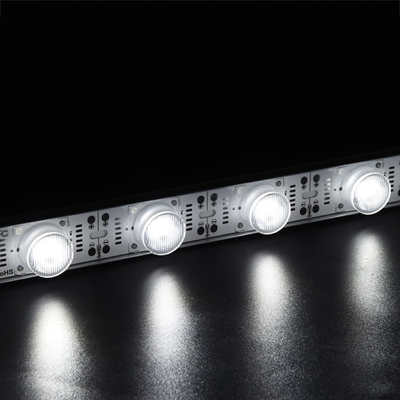 شريط إضاءة LED من الألومنيوم غير مقاوم للماء 18 LED SMD 3030 صندوق ملصق إضاءة الحافة