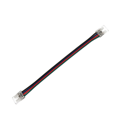 RGB LED قطاع موصل مع كابل 10mm PCB العرض 4Pin