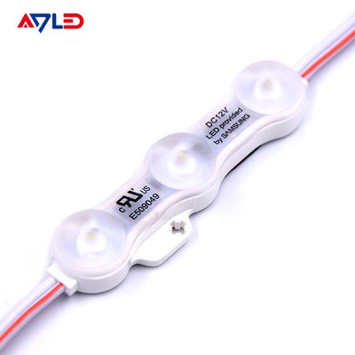1.2W IP68 DC12V 3 وحدات LED مع LED SMD2835 160 ° الشعاع مع شريط ملصق في الجانب الخلفي