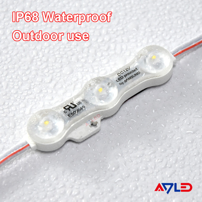 سامسونج LED وحدة مصدر الضوء حقن SMD 2835 3 مصباح أبيض دافئ 12 فولت مقاوم للماء IP68