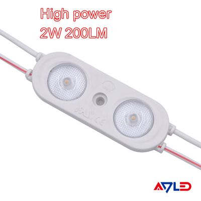 12V/24V 0.96W SMD 2835 LED Module مع 2LEDs ضوء خلفي أبيض بارد / أبيض دافئ LED IP67 مقاوم للماء