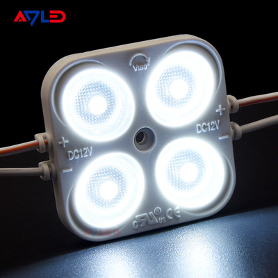 وحدة LED عالية الطاقة قابلة للتعتيم ضوء  2835 4 مصباح مربع 12 فولت 24 فولت مقاوم للماء IP67