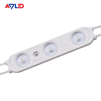 أضواء وحدة LED مقاومة للماء 2835 12V 3 المصابيح أحادية اللون LED SMD LED وحدة الحقن