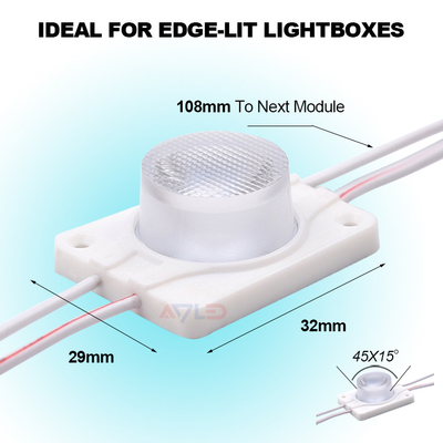 وحدة شريط LED للرؤية الجانبية تنبعث منها حقن مقاوم للماء DC 12v SMD 3030