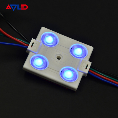 RGB LED وحدة أضواء 12V 1.44W 4 SMD 5050 وحدة نمطية مقاومة للماء لإشارة إعلان LED