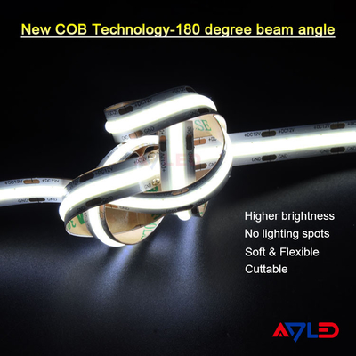 3000k CRI90 Cob أضواء ناعمة سعر جيد 5 مترا / ريل 528LEDS