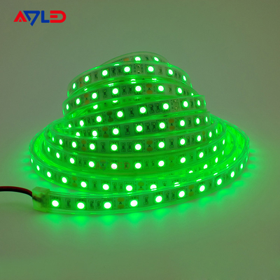 5050 لون واحد شريط LED ضوء مقاوم للماء أحمر أخضر أزرق أصفر