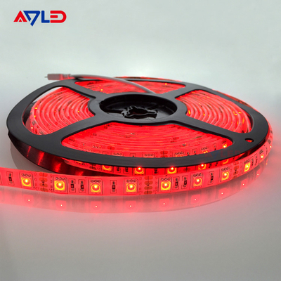 RGB 5050 لون أحمر LED شريط الضوء، 60 / م، 10 ملم عريض، من قبل 5m ريل الجملة