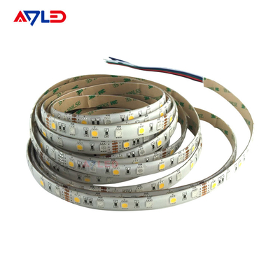شريط إضاءة LED متغير اللون قابل للتحكم ذكي RGB W أبيض 24V DC 5050 مقاوم للماء