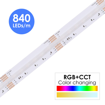 أضواء شريطية ليد خارجية ملونة DC12V 24V شريط RGB LED بدون نقاط إضاءة فائقة السطوع