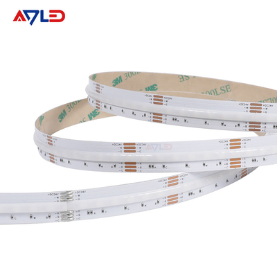 شريط إضاءة LED مقاوم للماء مدرج في قوائم UL شريط مرن DC24V بدون نقطة RGB CCT COB LED