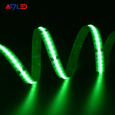 شريط إضاءة LED غير ملحوم COB متغير اللون متغير RGB CCT مع جهاز تحكم عن بعد واي فاي