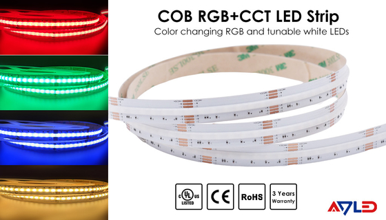 مخصص COB RGB عكس الضوء LED قطاع الضوء لخزانة المطبخ تغيير اللون