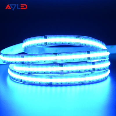 RGB CCT COB LED قطاع أضواء 24VDC تغيير لون شريط LED مرن بدون نقاط