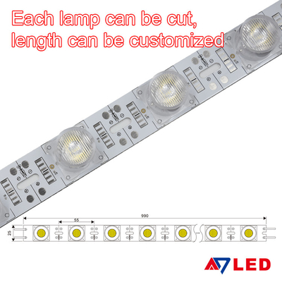 ثنائي الجانبين LED SEG القماشية مربع الضوء الحافة مضاءة LED شريط