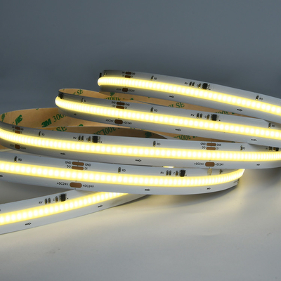 14W / M LED Pure White Digital COB Strip Light 420 LED IP20 24V 5 متر لكل لفة