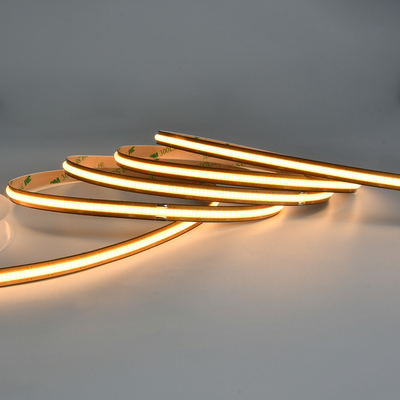 ضوء الشريط COB 528 leds حرة قطع 6500K درجة حرارة اللون DC12V IP20 مع 3 سنوات ضمان