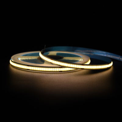 مصابيح الشريط LED COB الخالية من النقاط - 12V / 24V ، 320 LEDs / متر معتمدة CE و RoHS عالية الكثافة