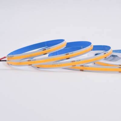 مصابيح الشريط LED COB الخالية من النقاط - 12V / 24V ، 320 LEDs / متر معتمدة CE و RoHS عالية الكثافة
