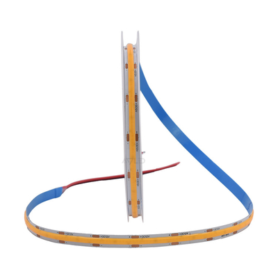 لا توجد بقعة COB ADLED LED STRIPS light ADS-DCOB-480-12-R IP65 مضاد للماء من رولي إلى رولي 5M / رول