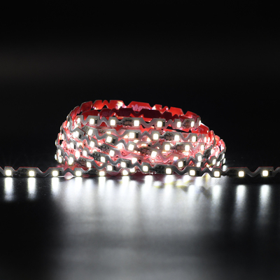زيغ زاغ LED Tape Light قابل للثني شكل S 6500K شريط LED أبيض للإشارات المصغرة الداخلية والخارجية