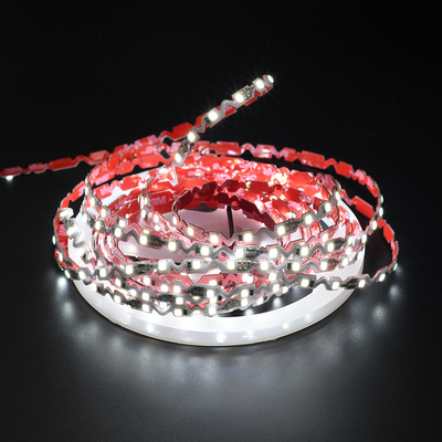 الشريط الضوئي المتحرك المتحرك من نوع 6mm 12v 24v 72 leds / m للحروف القناة المصغرة
