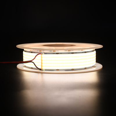 الشريط المرن الخطي CRI 90 COB LED 5000mm 6500K اللون الأبيض 4600LM / M في السوق الأوروبية