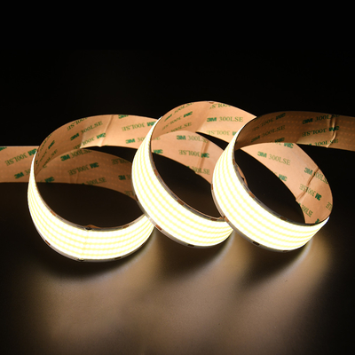 ADLED 30MM لوحة PCB 1600leds شريط LED مرن DC24V شريط COB 90 CRI مرن موحد 40w / M