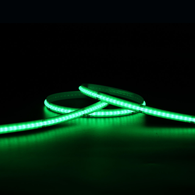 إضاءة شهادة UL الأمريكية 16.4 قدم RGB 3500K IP65 ريل إلى ريل 576 leds High Output COB Tape Light