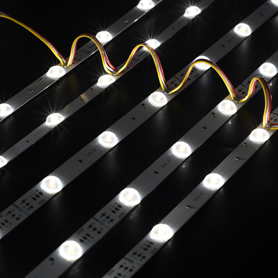3030 2835 شريط إضاءة LED خلفي لتوتر النسيج SEG CCT (3000-7500K) زاوية 178 شعاع نشمر