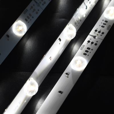 3030 2835 شريط إضاءة LED خلفي لتوتر النسيج SEG CCT (3000-7500K) زاوية 178 شعاع نشمر