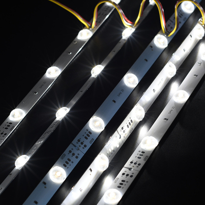 3030 2835 شريط إضاءة LED خلفي لتوتر النسيج SEG CCT (3000-7500K) زاوية 178 شعاع نشمر