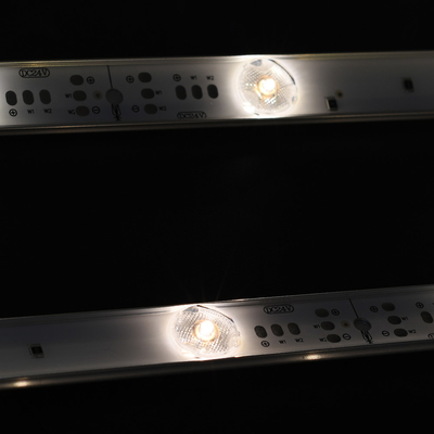 وافق UL CE ROHS على طول مخصص 24 فولت 12 LEDs/م شريط LED انعكاس منتشر قابل للتخصيص من الشركة المصنعة تسليط الضوء على الخلفية