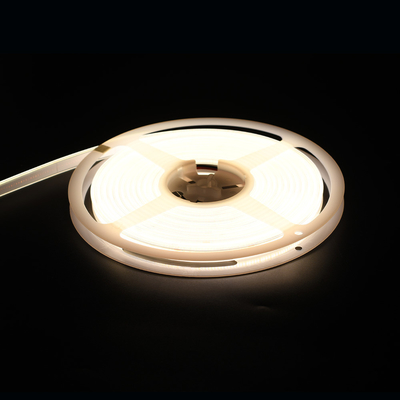 COB DC24V مرنة LED الشريط الضوء 480leds / م ريل إلى ريل لون أبيض درجة حرارة IP20 مع ضمان 3 سنوات