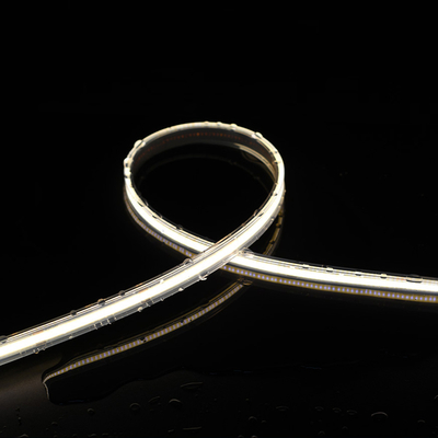 480 LEDs / m COB LED شريط 12V / 24V 5m الطول عرض مرن خال من البقع البيضاء الدافئة / الباردة