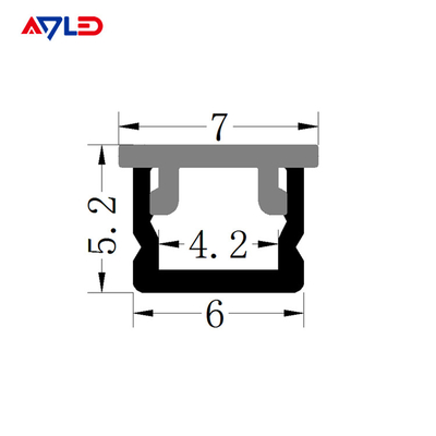 1m 2m 3m ADP-0606 ملفات تعريف الألومنيوم للشريط الإضاءة LED