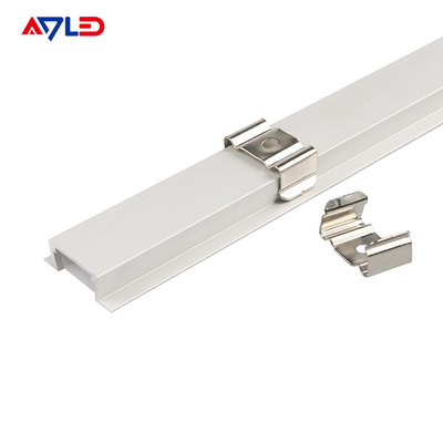 11 ملم بوادر 15.8 * 6.7 ملم LED شريط الضوء الألومنيوم ملف تعريف سهل التثبيت الألومنيوم LED