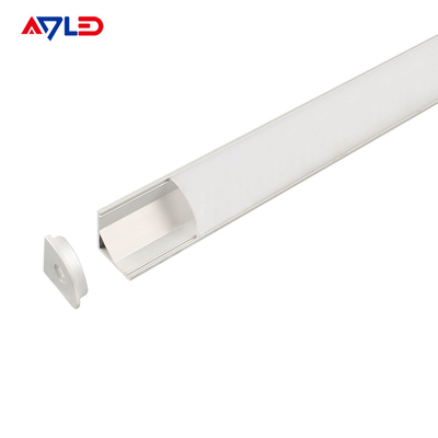 قناة LED Strip Profile قناة ضوء Diffuser Corner Extrusion قناة ADP-1616B لقطة LED