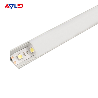 قناة LED Strip Profile قناة ضوء Diffuser Corner Extrusion قناة ADP-1616B لقطة LED