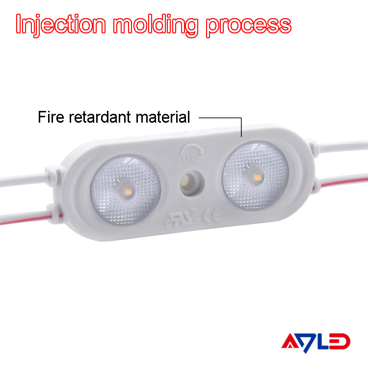 12V/24V 0.96W SMD 2835 LED Module مع 2LEDs ضوء خلفي أبيض بارد / أبيض دافئ LED IP67 مقاوم للماء