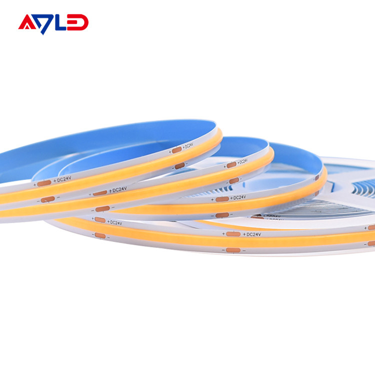 COB LED الشريط الضوء 480LEDs CRI 90+ إضاءة موحدة بلا نقاط غير مقاوم للماء IP20 مرنة
