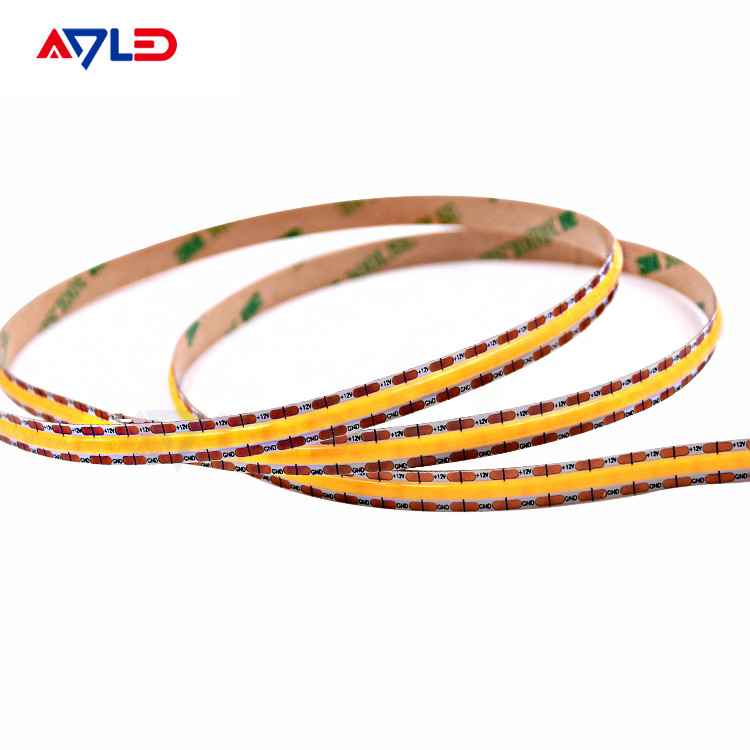 COB ضوء الشريط LED الكثافة العالية مرنة FOB 528 LEDs / m الشريط الضوء LED قطع صغير