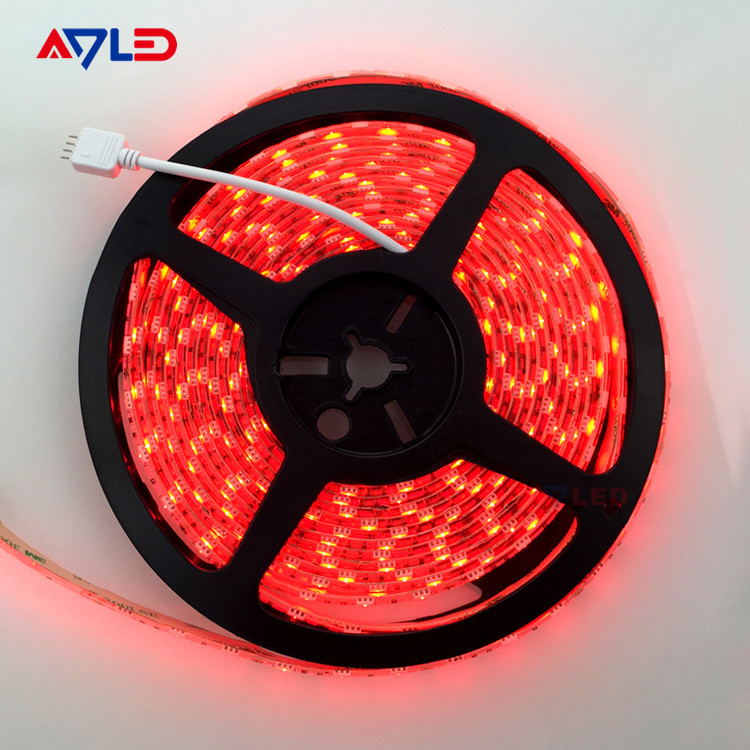 إضاءة ADLED UL/CE/Rohs 5050 60leds/m شريط LED Rgb مقاوم للماء 12v Ip68kit 5 متر