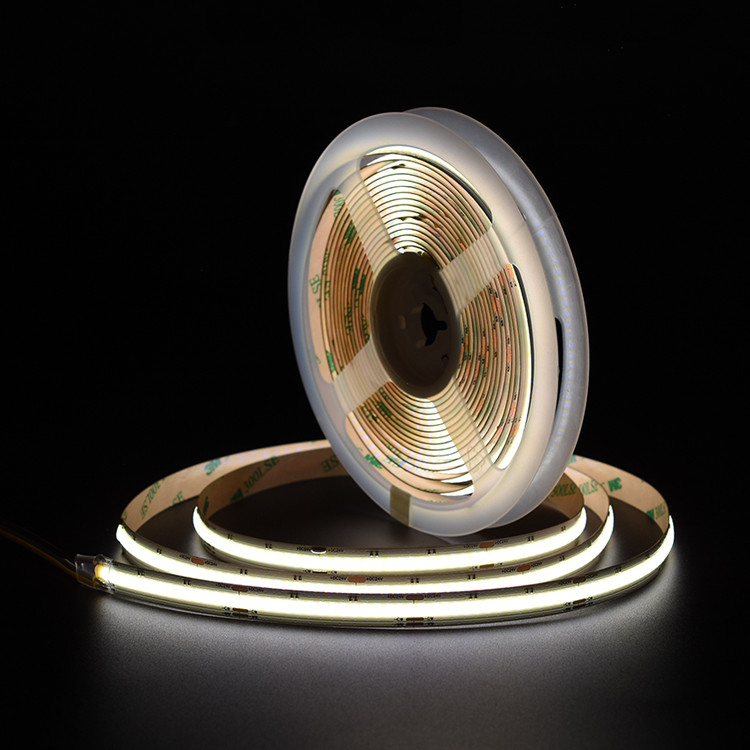الكثافة العالية CCT شريط LED مرن قابلة للتخفيف COB شريط LED 5m 24v 640 LED / M