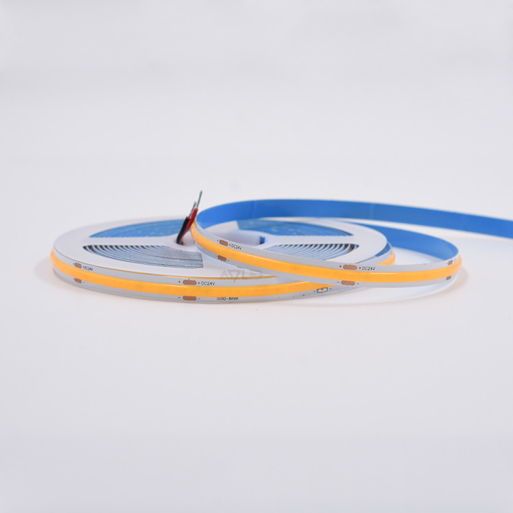 ضوء LED مضاد للماء مرن COB LED - DC12V / 24V 320 LEDs / m درجة حرارة اللون الأبيض الدافئ